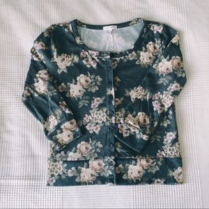 LAST CHANCE Delia’s Floral Cardigan